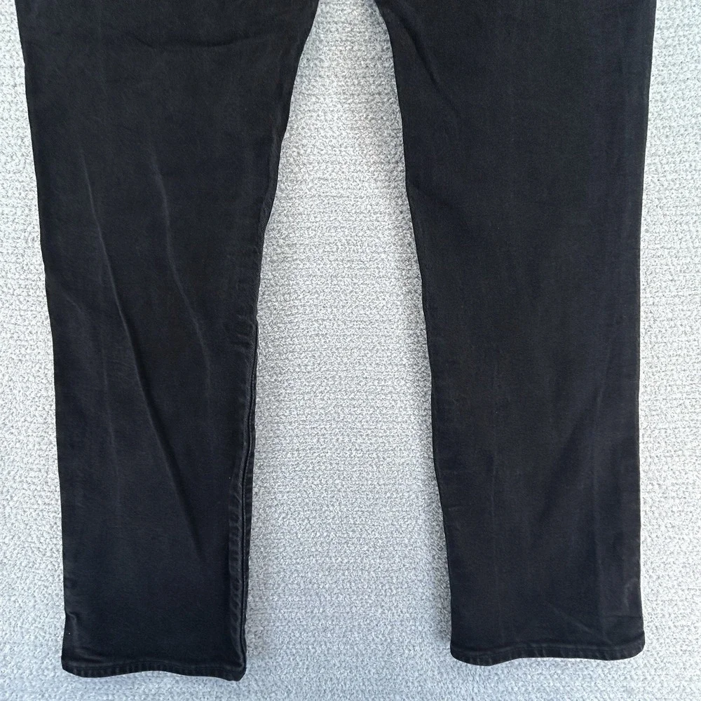 Levi's Premium 511 Jeans Mens 36x32 (36x31) Big E Black Slim Fit Stretch Denim